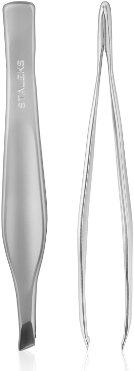 Пинцет для бровей, широкие скошенные кромки ТВС-30/3 - Staleks Beauty & Care 30 Type 3 — фото N1