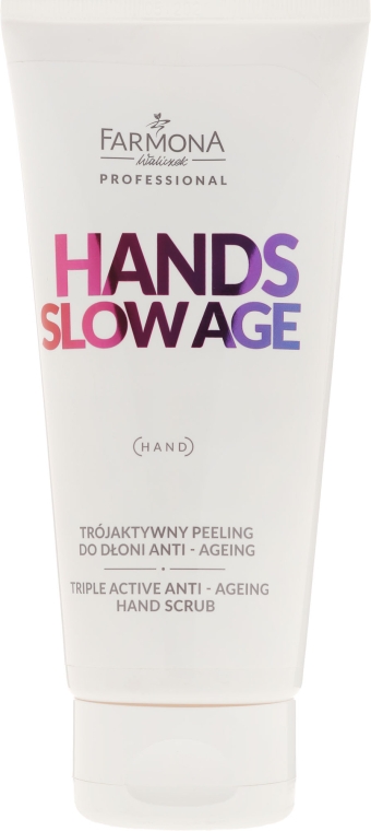 Скраб для рук - Farmona Professional Hands Slow Age Triple Active Anti-ageing Hand Scrub — фото N1