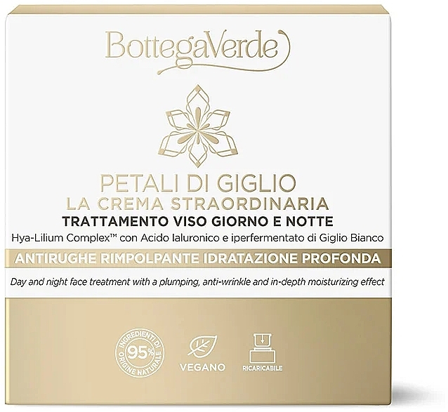 Крем для лица - Bottega Verde Petali Di Giglio Day And Night Face Treatment — фото N2