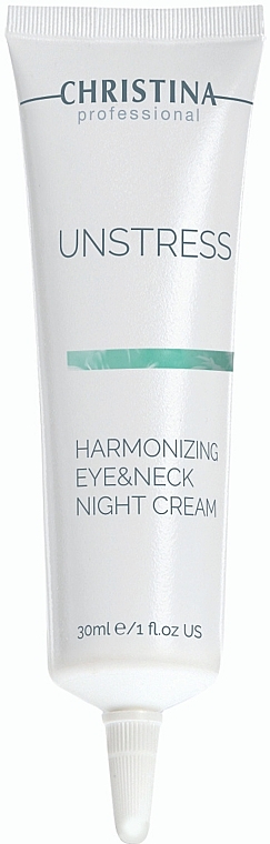 Гармонізуючий  нічний крем для шкіри навколо очей і шиї - Christina Unstress Harmonizing Night Cream For Eye And Neck — фото N1