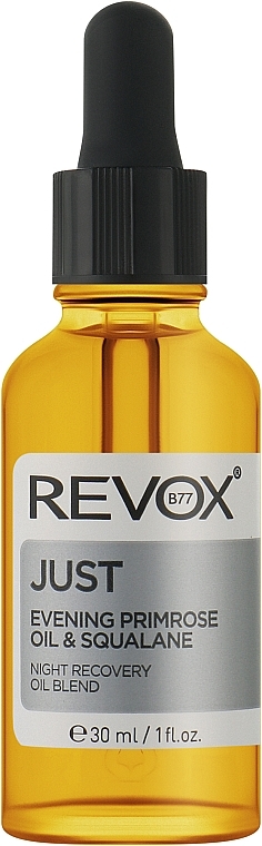 Відновлювальна олія для обличчя - Revox Just Evening Primrose Oil & Squalane — фото N1