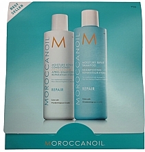 Парфумерія, косметика Набір пробників - Moroccanoil Travel Moisture Repair (shm/10ml + cond/10ml)