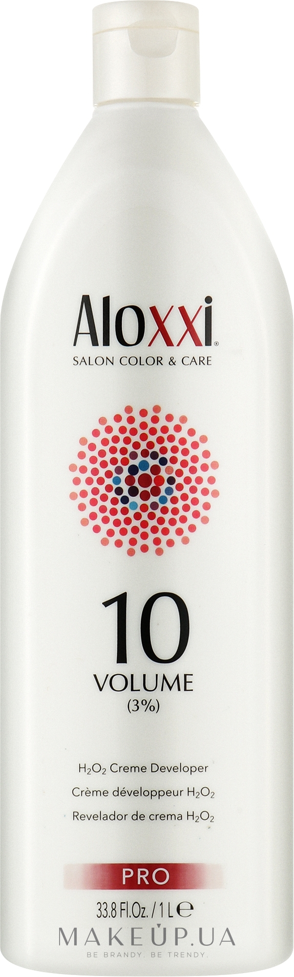 Крем-окислитель для волос, 3% - Aloxxi 10Volume Creme Developer — фото 1000ml