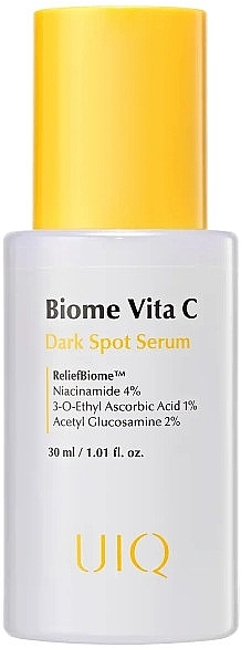 Осветляющая сыворотка - UIQ Biome Vita C Dark Spot Serum — фото N1