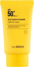 Легкий сонцезахисний крем - The Saem Eco Earth Power Light Sun Cream SPF50+ PA+++ — фото N5