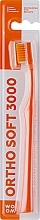 Зубная щетка ортодонтическая мягкая, оранжевая - Woom Ortho Soft 3000 Toothbrush — фото N1