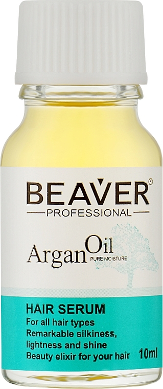 Питающая восстанавливающая сыворотка с аргановым маслом - Beaver Professional Argan Oil Hair Serum — фото N4