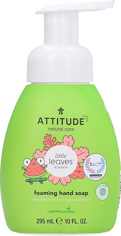 Мыло для рук "Арбуз и Кокос" - Attitude Foaming Hand Soap Watermelon & Coco — фото N3