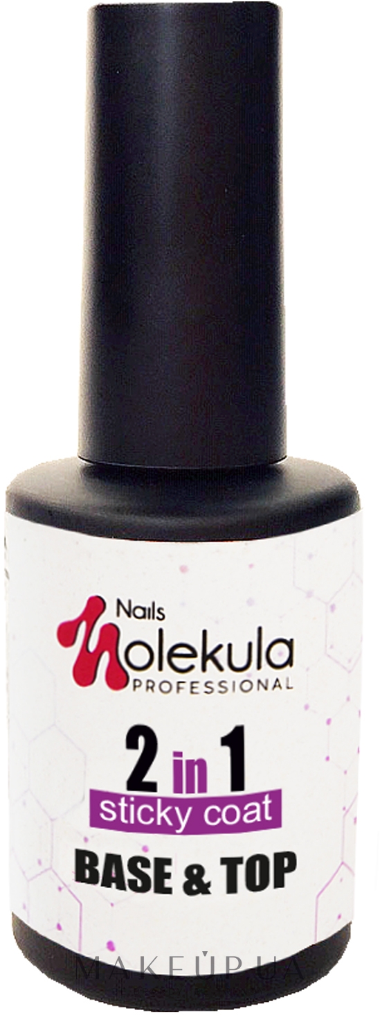 Базове і фінішне покриття - Nails Molekula Base & Top Coat 2 In 1 — фото 12ml