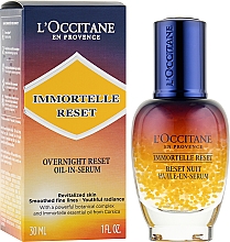 Ночной эликсир для лица - L'Occitane Immortelle Overnight Reset Oil-In-Serum — фото N2