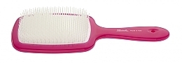 Расческа 23x9,5x3 cm, розовая - Janeke Tangler Hairbrush With Soft Moulded Tips  — фото N1