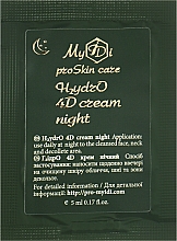 Зволожувальний 4D-нічний крем для обличчя - MyIDi H2ydrO 4D Cream Night (пробник) — фото N1