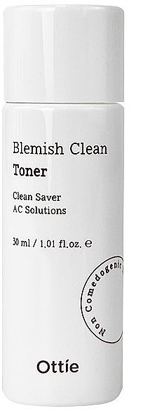 Тонер для проблемной кожи - Ottie Blemish Clean Toner (мини) — фото N1