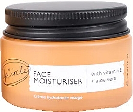 Парфумерія, косметика Зволожувальний засіб для обличчя - UpCircle Face Moisturiser with Vitamin E + Aloe Vera Travel Size (міні)