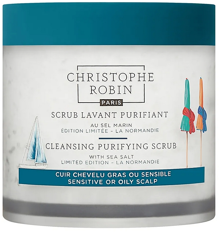 Очищувальний скраб для шкіри голови - Christophe Robin Cleansing Purifying Scrub With Sea Salt — фото N1
