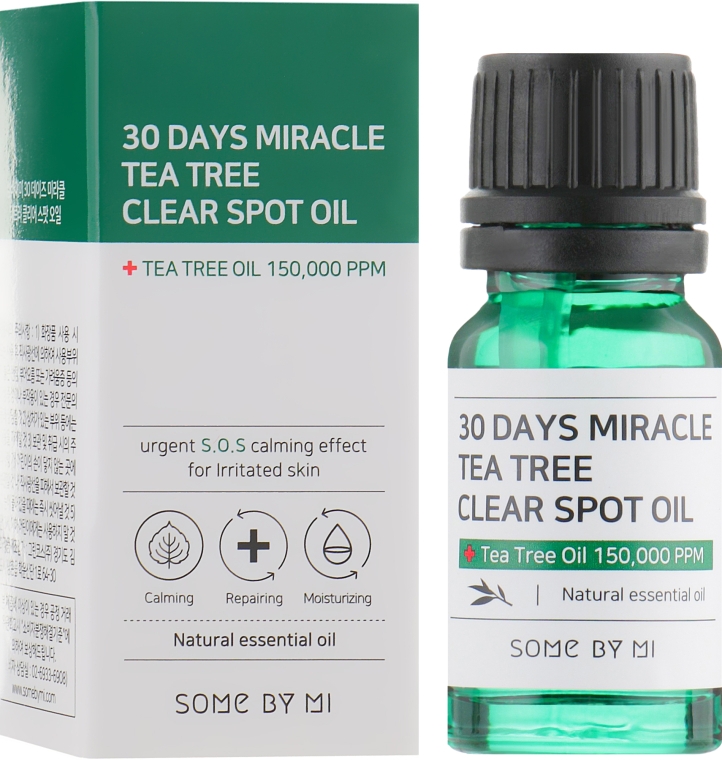Масло для лица - Some By Mi 30 Days Miracle Tea Tree Clear Spot Oil — фото N1