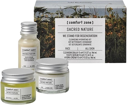 Набор - Comfort Zone Sacred Nature Regenerative Beauty Kit (balm/15ml + cr/15ml + serum/10ml) — фото N1
