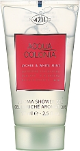 Maurer & Wirtz 4711 Aqua Colognia Lychee & White Mint - Набор (edc/50ml + sh/gel/75ml) — фото N4