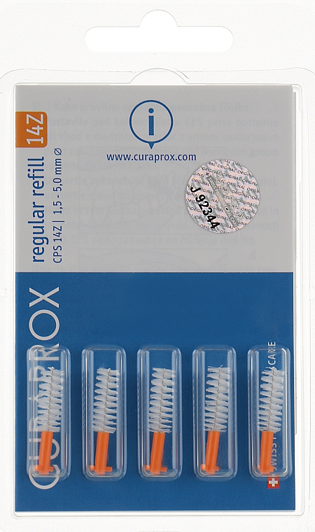 Набор ершиков ортодонтических "Regular", 1.4 мм - Curaprox — фото N1