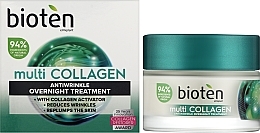 Нічний крем для обличчя з колагеном - Bioten Multi Collagen Antiwrinkle Overnight Treatment — фото N2