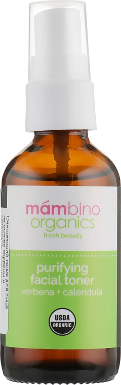 Очищающий тоник для лица на основе вербены и календулы - Mambino Organics Purifying Facial Tonert