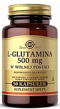 Харчова добавка "L-глутамін", 500 мг - Solgar — фото N1