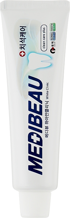 Зубная паста отбеливающая - Medibeau White Clinic Toothpaste — фото N1