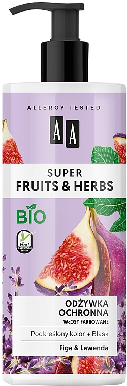 Кондиціонер для волосся - AA Cosmetics Super Fruits & Herbs Conditioner Fig & Lavender