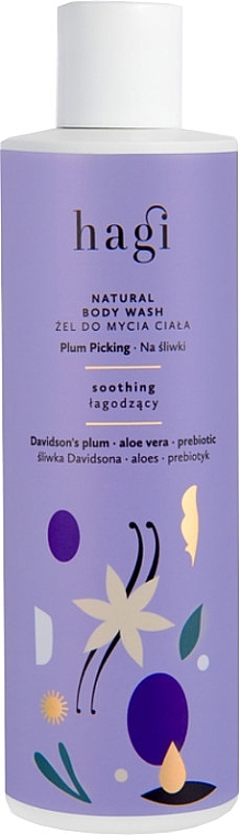 Гель для душу "Слива" - Hagi Plum Picking Natural Body Wash — фото N1