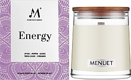 Ароматична свічка "Energy" - Menuet Scented Candle — фото N2