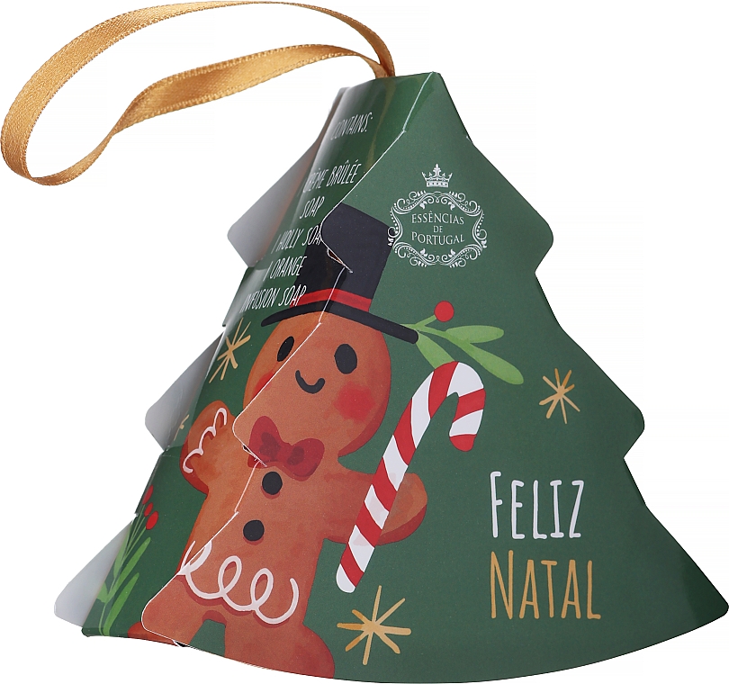 Набор "Счастливого рождества" - Essencias de Portugal Merry Christmas (soap/3x20g) — фото N1