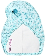 Духи, Парфюмерия, косметика Двухстороннее атласное полотенце для волос "Барби", голубая пантера - Glov Double-Sided Satin Hair Towel Wrap Barbie Blue Panther