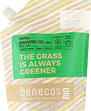 Парфумерія, косметика УЦІНКА Гель для душу 2в1 - Benecos Shower Gel and Shampoo Organic Hemp (змінний блок) *