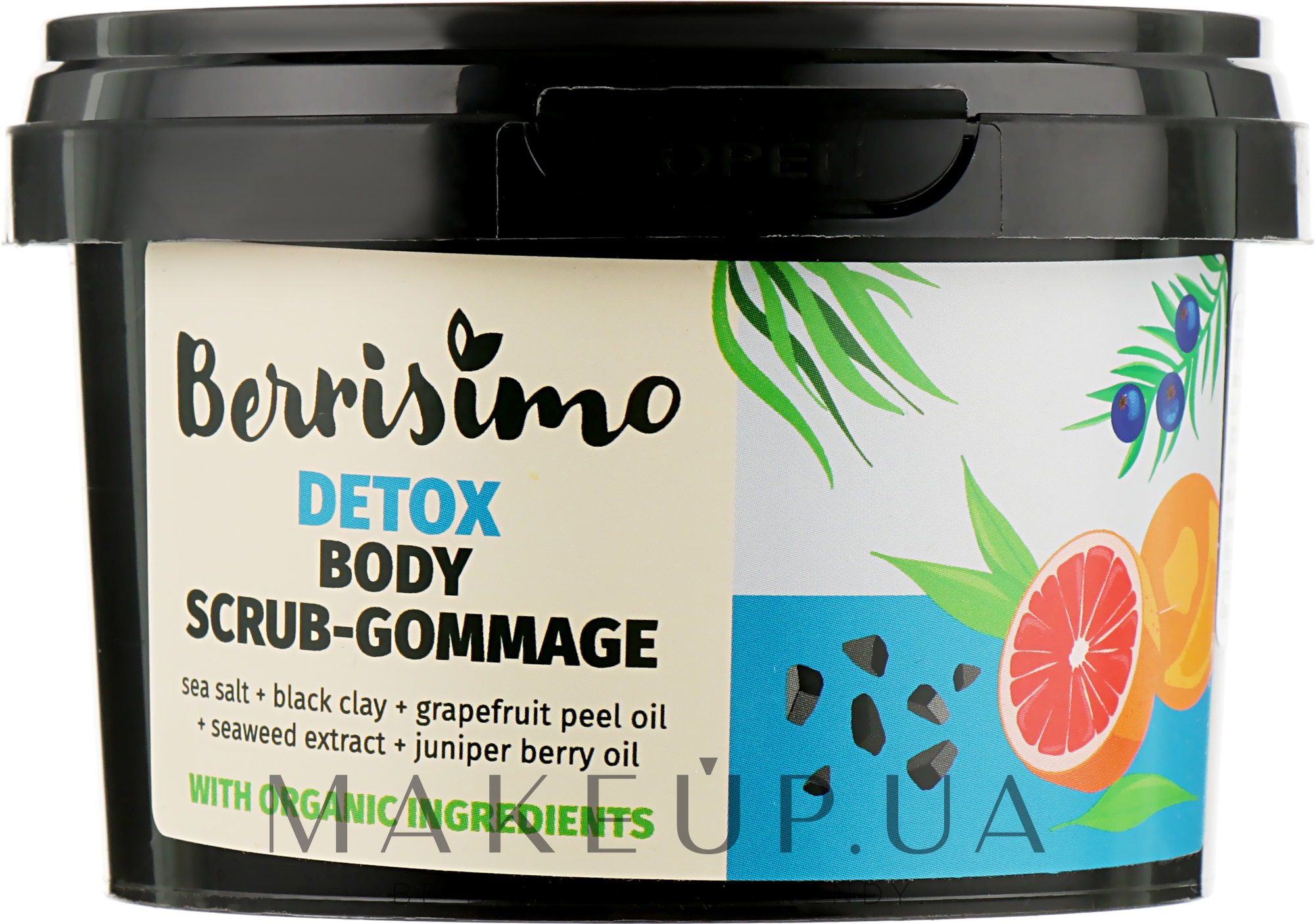 Скраб-гоммаж для тела - Beauty Jar Berrisimo Detox Body Scrub-Gommage — фото 350g