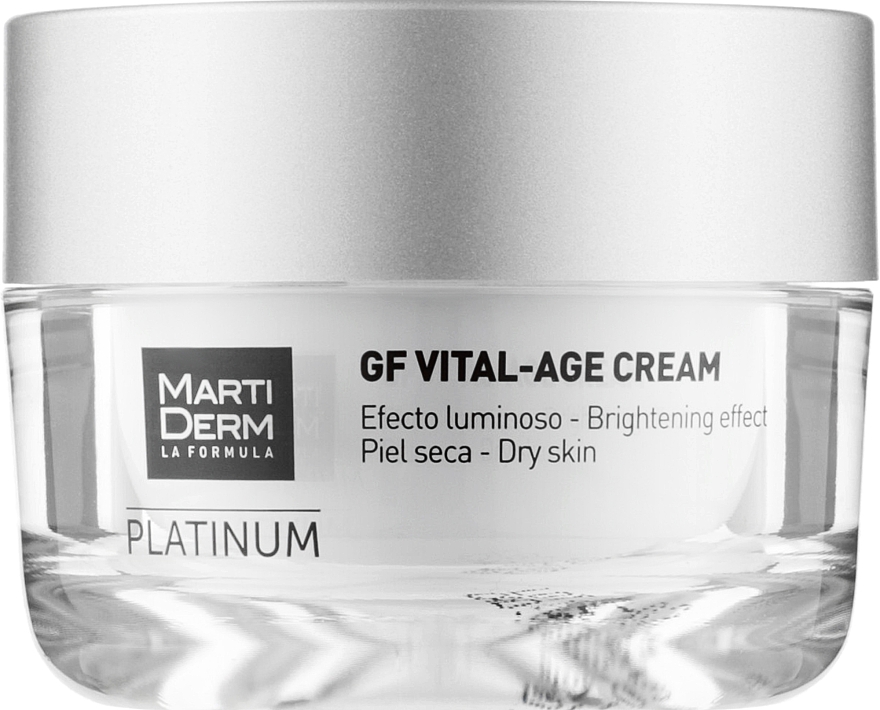 Крем для сухой кожи лица - MartiDerm Platinum Gf Vital Age Cream — фото N1