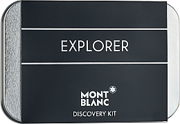 Духи, Парфюмерия, косметика УЦЕНКА Montblanc Explorer - Набор (edp/7.5ml + as/balm/30ml + sh/gel/30ml) *