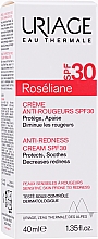 Сонцезахисний крем для обличчя проти почервонінь - Uriage Roséliane Crème Anti-Rougeurs SPF 30 — фото N2