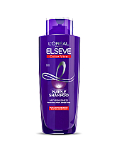 Тонирующий шампунь для осветленных, мелированных и серебристых волос - L'Oreal Paris Elseve Purple — фото N1