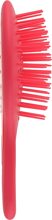 Расческа для волос, темно-розовая - Janeke Superbrush Mini Silicon Line — фото N3