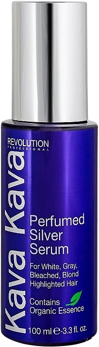 Парфумована сироватка для мелірованого, освітленого та світлого волосся - Kava Kava Perfumed Silver Serum — фото N1