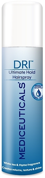 Невесомый лак для волос оптимальной фиксации - Mediceuticals DRI Ultimate Hold Hairspray