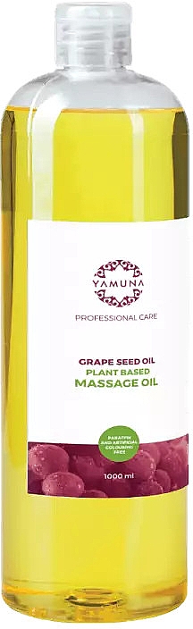 Олія для масажу з виноградними кісточками - Yamuna Men Plant-Based Massage Oil — фото N1