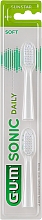 Парфумерія, косметика Змінна головка для зубної щітки, біла  - G.U.M Sonic Daily Soft