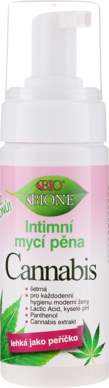 Пенка для интимной гигиены - Bione Cosmetics Cannabis Intimate Foam