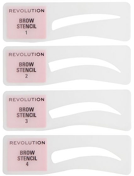 Набір для брів - Makeup Revolution Brow Powder Stamp & Stencil Kit — фото N2