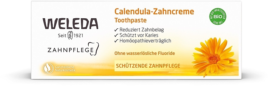 Зубна паста - Weleda Calendula-Zahncreme — фото N4