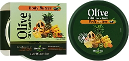 Олія для тіла з екстрактом екзотичних фруктів - Madis HerbOlive Olive Oil & Exotic Fruits Body Butter — фото N2