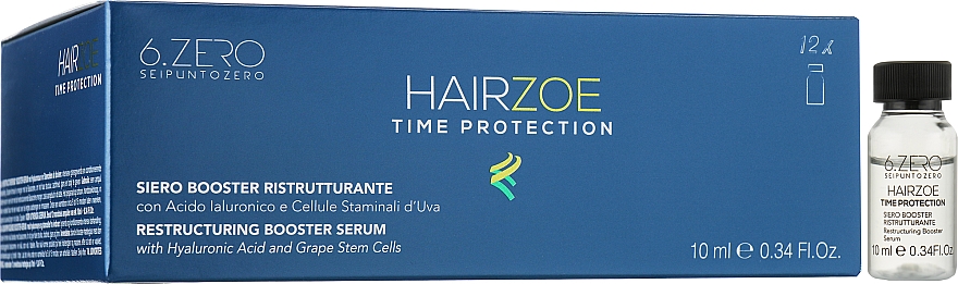 Восстанавливающая сыворотка - Seipuntozero Hairzoe Restorative Booster Serum in Vials — фото N2