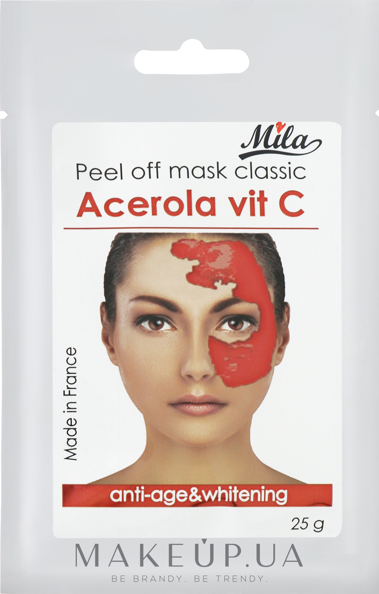 Маска альгинатная классическая порошковая "Ацерола и витамин С" - Mila Mask Peel Off Acerola — фото 25g
