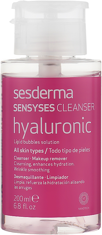 Очищающее гиалуроновое средство для лица - SesDerma Laboratories Sensyses Hyaluronic Cleanser 